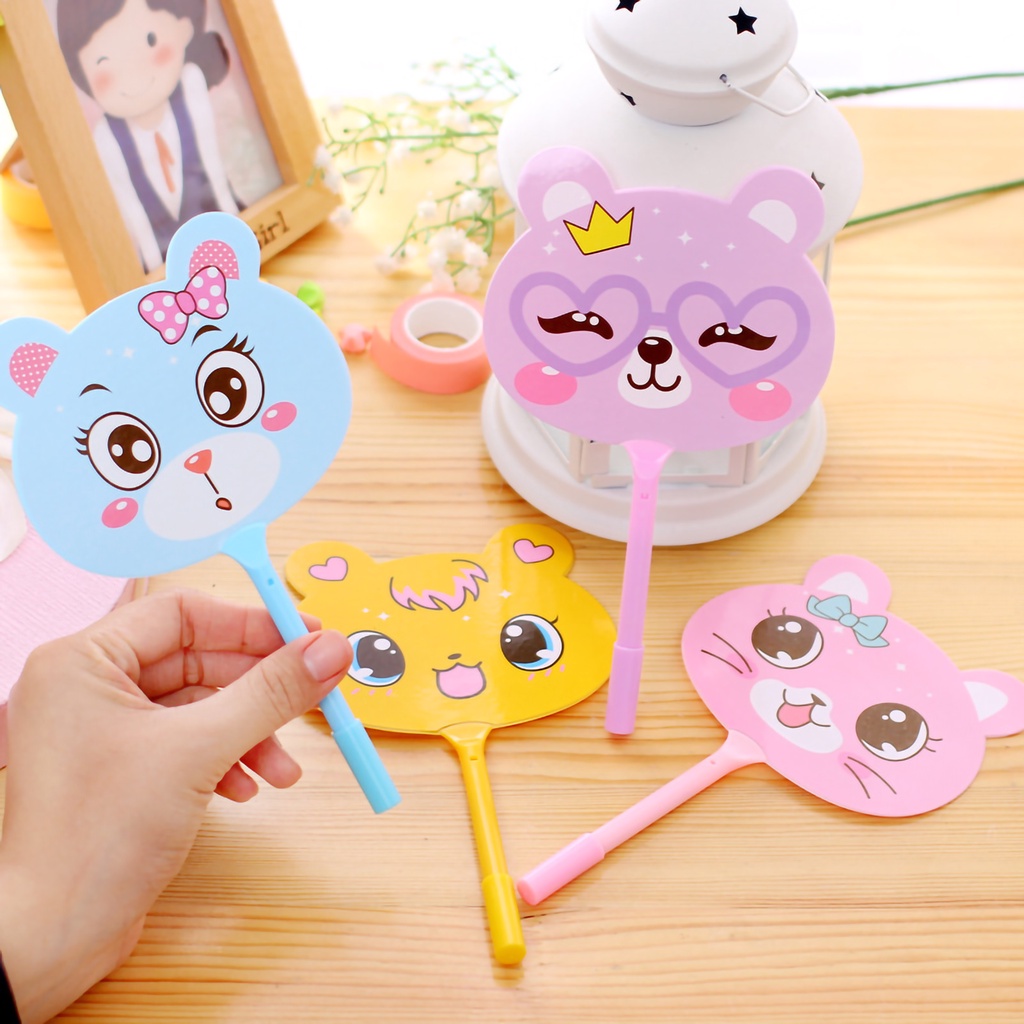 Bút Bi Trong Suốt Có Thể Thay Thế Màu Sáng Họa Tiết Hoạt Hình