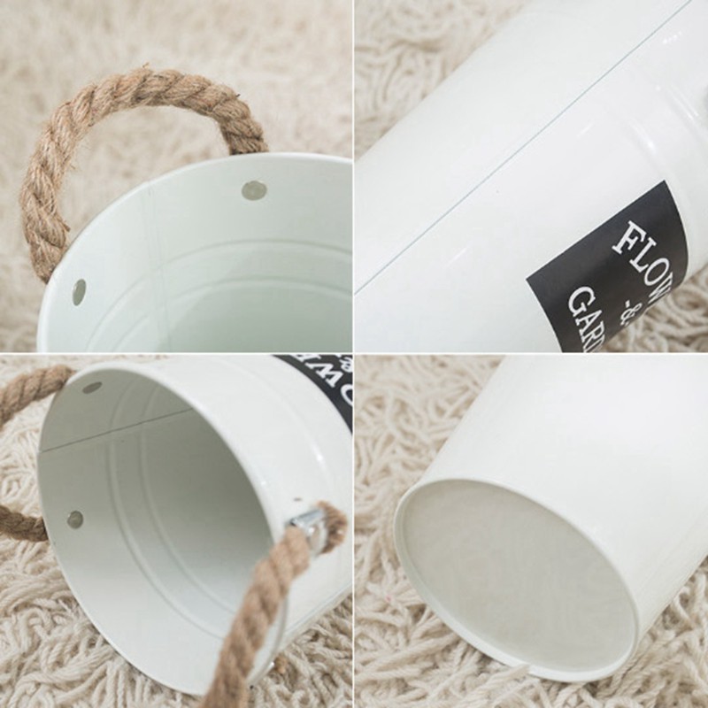 Chậu sắt trang trí cổ điển dùng để đựng hoa khô hoặc trang trí phong cách cổ điển trong gia đình