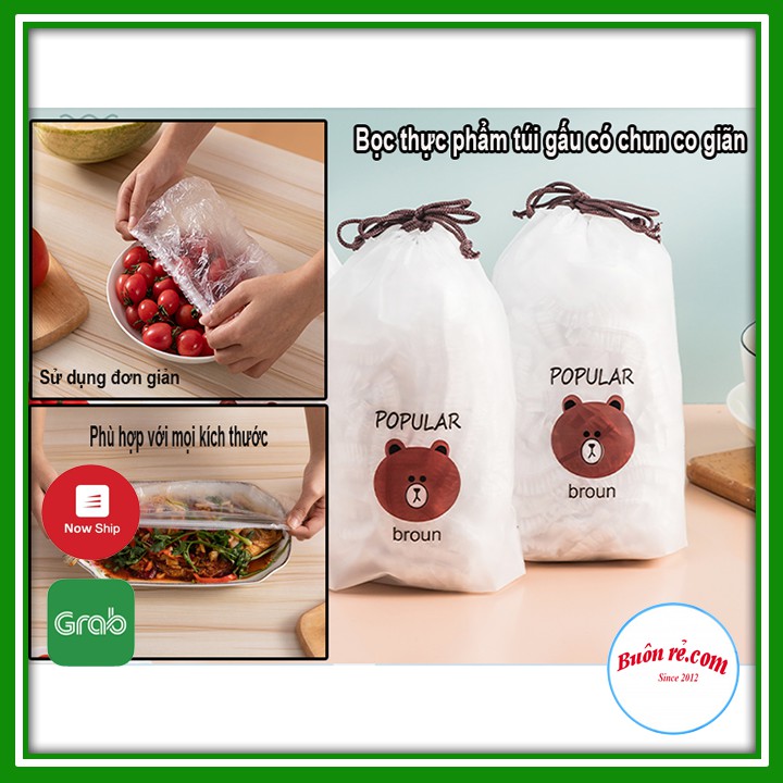 Set túi bọc thực phẩm nilong co giãn đa năng 01040 Buôn Rẻ