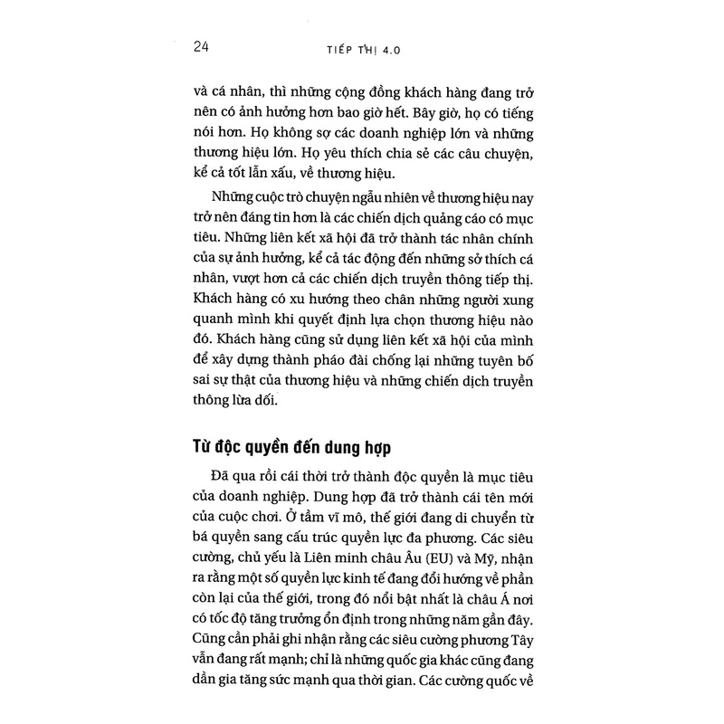 Sách - P.Kotler Tiếp thị 4.0 - Dịch Chuyển Từ Truyền Thống Sang Công Nghệ Số