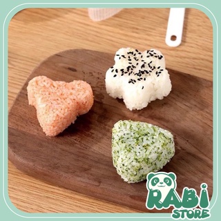 Khuôn làm cơm nắm khuôn bento hình tam giác bông hoa các loại rabi store