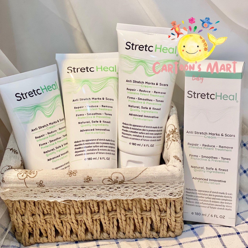 Kem mờ rạn da stretcHeal Anti stretch marks &amp; scars cream