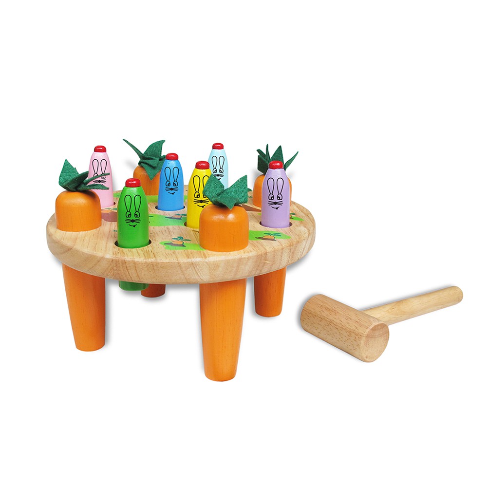 Đồ chơi gỗ Búa đập thỏ Winwintoys 64192