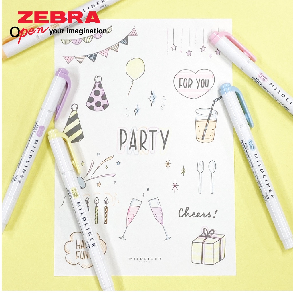Bút đánh dấu highlight Zebra Mildliner