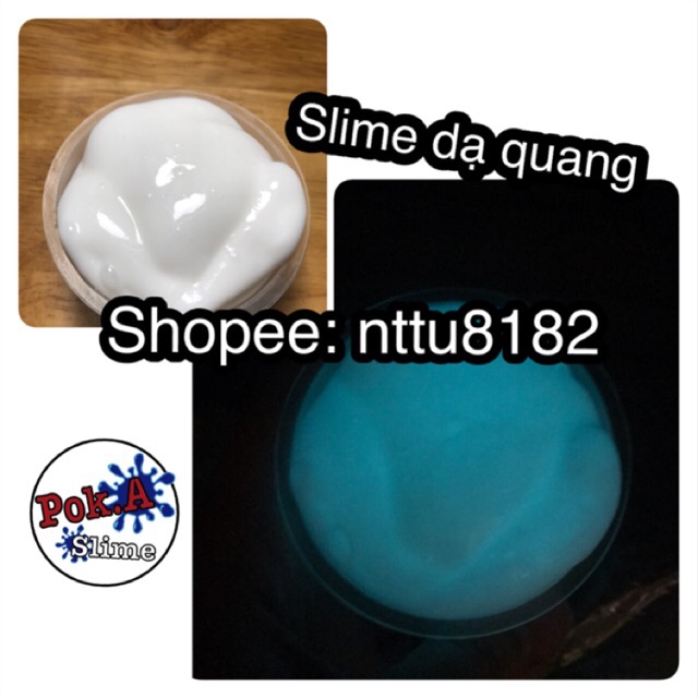 Slime Sữa phát sáng - chất Thick &amp; Glossy