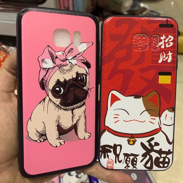 Ốp samsung S7agde dẻo in hình kute