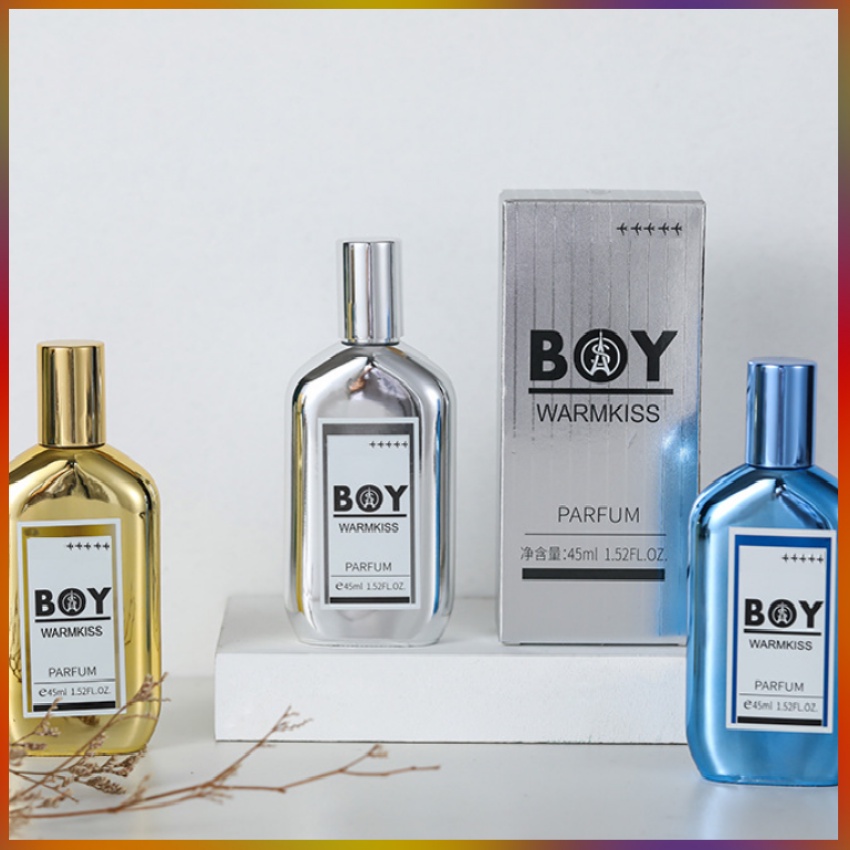 Nước Hoa Toàn Thân Khử Mùi Nam BOYWARMKISS 45ml/Chai 03 Hương Thơm Cá Tính Chọn Lựa