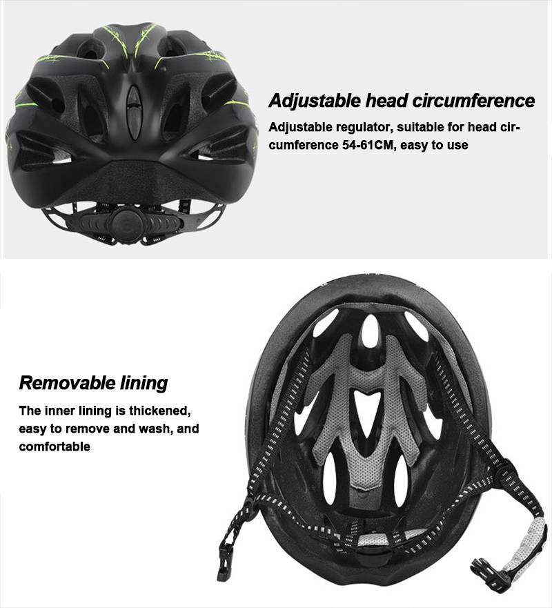 Ultralight Cưỡi mũ bảo hiểm xe máy ngoài trời Mũ bảo hiểm xe đạp có thể tháo rời Ống kính nam và nữ Mũ bảo hiểm xe đạp leo núi dành cho người lớn