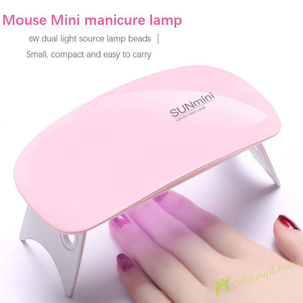 Đèn Led Uv Sấy Khô Sơn Móng Tay 6W Kèm Dây Cáp Usb