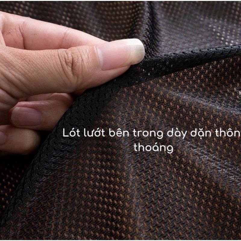 Áo gió 3 khóa lót lưới siêu chống nước