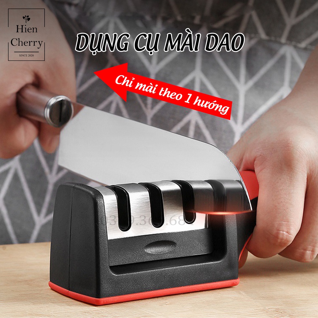Dụng cụ mài dao cầm tay 3 cấp độ , mài dao nhanh bén siêu tiện lợi