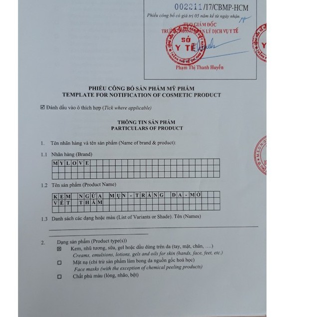 Kem ngừa mụn - Trắng da - Ngừa vết thâm MyLove chính hãng Long Phụng Khang | BigBuy360 - bigbuy360.vn