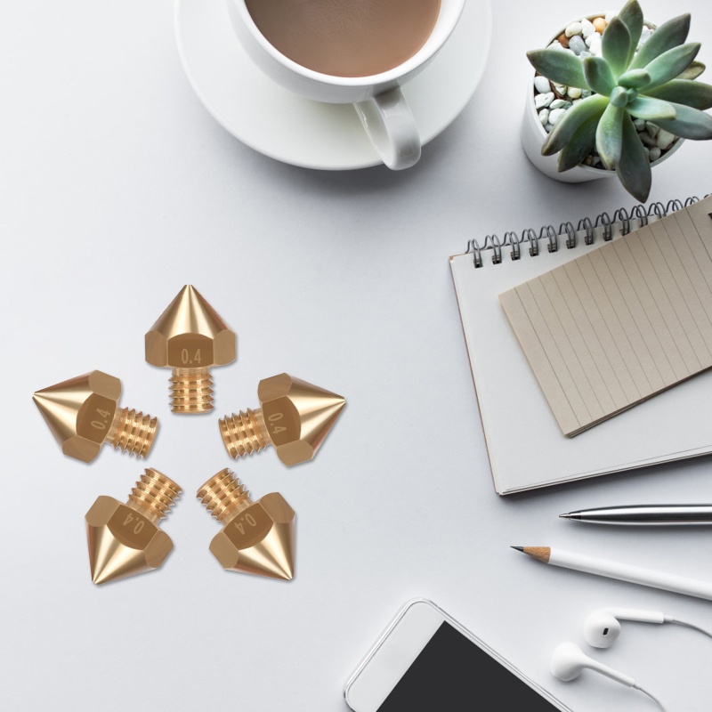 Set 10 Đầu Phun Bằng Đồng Thau Cho Máy In 3D Biqu B1 um2