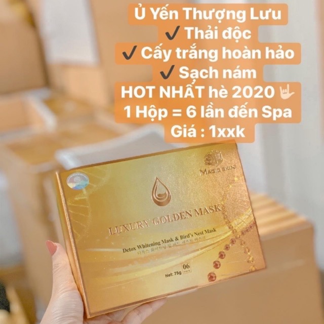 Ủ YẾN THẢI ĐỘC TRẮNG DA, CĂNG MỊN DA