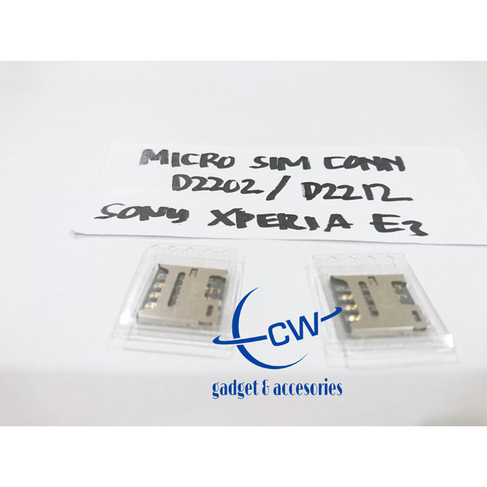 Đầu Nối Sim Micro D2202 D2212 Sony Xperia E3