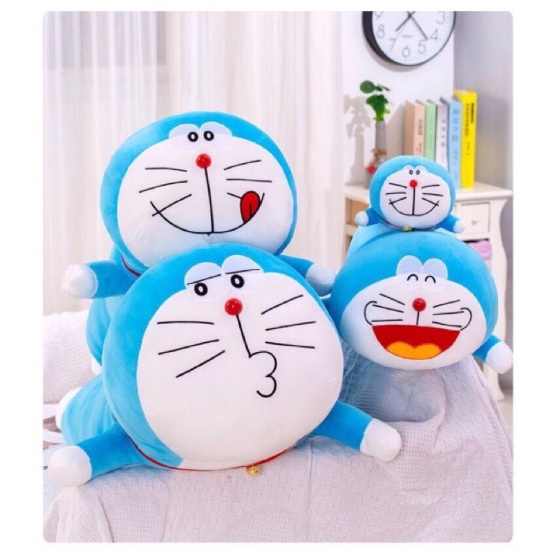 Gấu bông DORAEMON Chất Nhung Mềm Mịn hàng Nhập Khẩu