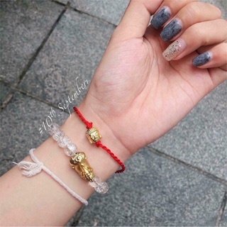 Dây đỏ hindi mix charm đầu phật