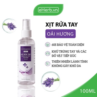 Xịt Rửa Tay Oải Hương Làm Sạch Vượt Trội, X3 Dưỡng Ẩm Không Gây Khô Da MILAGANICS 100ml (Chai)