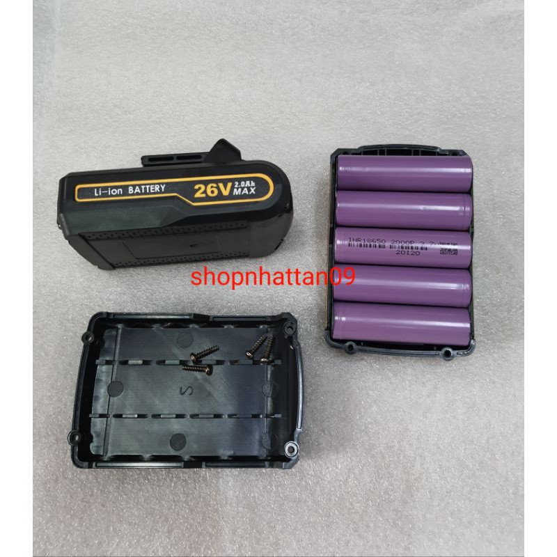 Pin 5 cell hàng công ty dùng cho các loại máy khoan pin 21v- 24v - 26 dewat, makita china