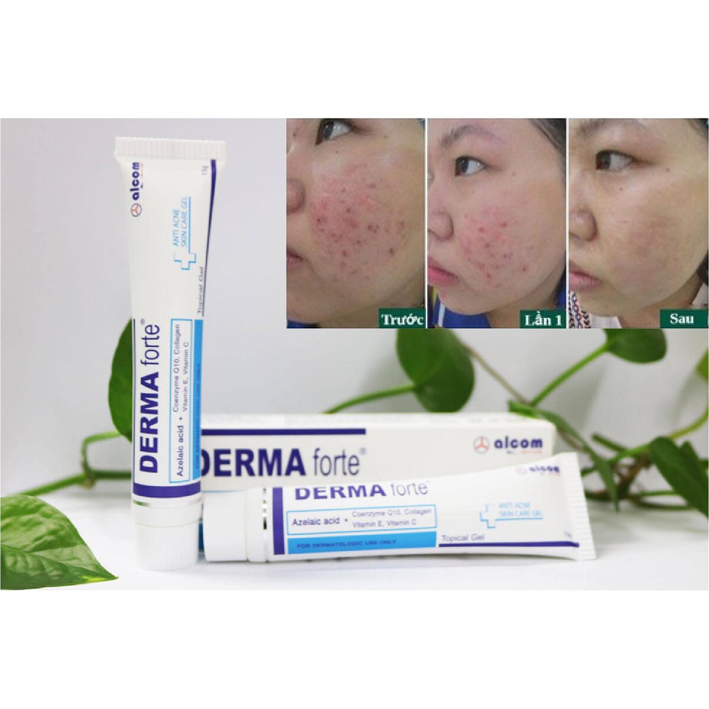 Gel Mờ Thâm Mụn Giảm Viêm Gamma Chemicals Derma Forte 15g