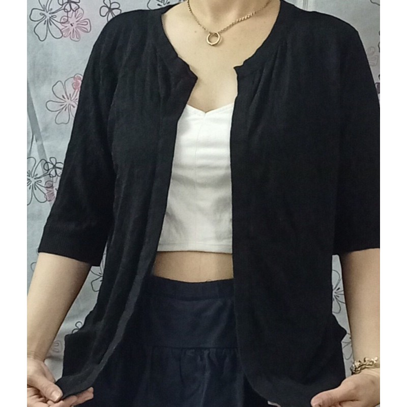 Áo khoác cadigan len mỏng xuất khẩu nữ đẹp VNXK AKC00021 AMGOBET