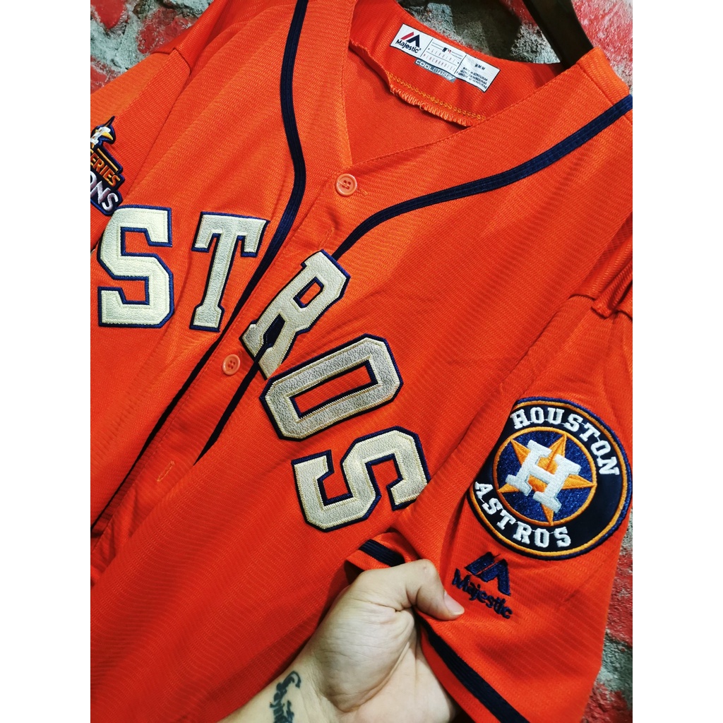 Áo bóng chày Mlb Houston Astros jersey hiphop kpop Thun ba lỗ unisex nam nữ big over size thể thao gym Áo bóng rổ