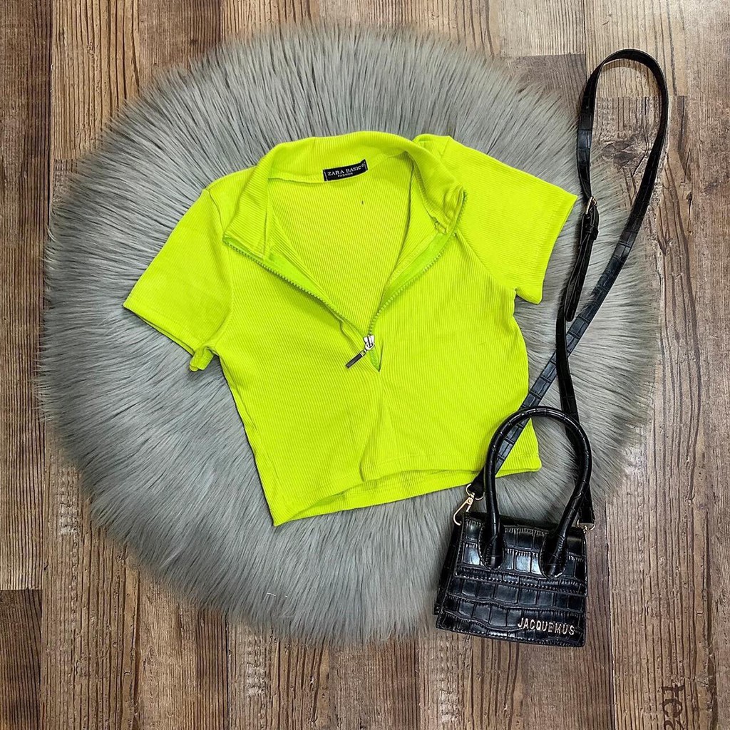 Áo thun borip xịn khóa kéo tay ngắn LY280220