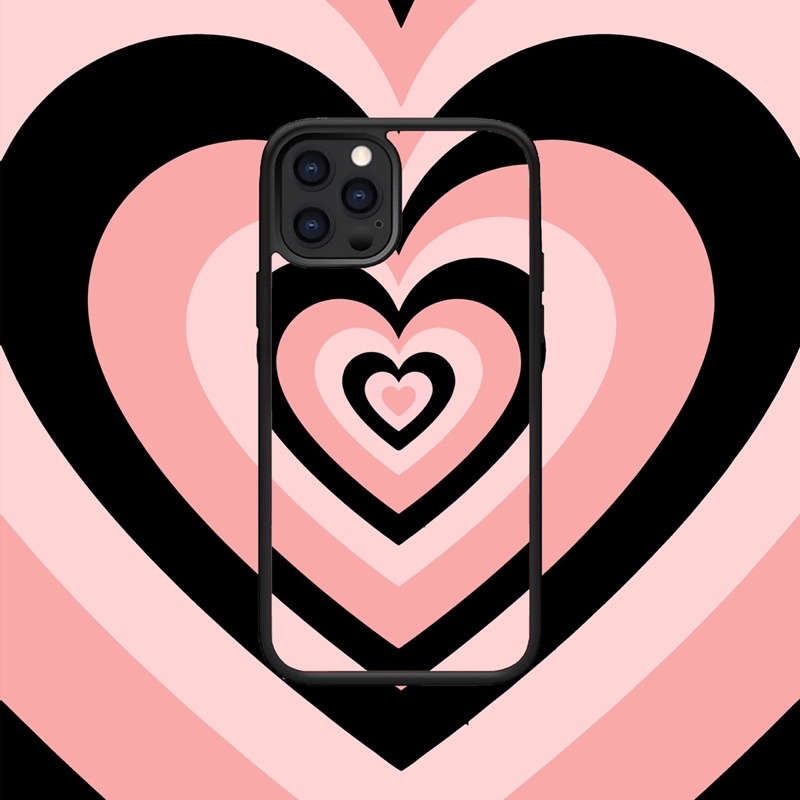 Ốp Lưng Nhựa Cứng Chống Va Đập Heart  7plus/x/xsmax/11/11promax/13pro/13promax