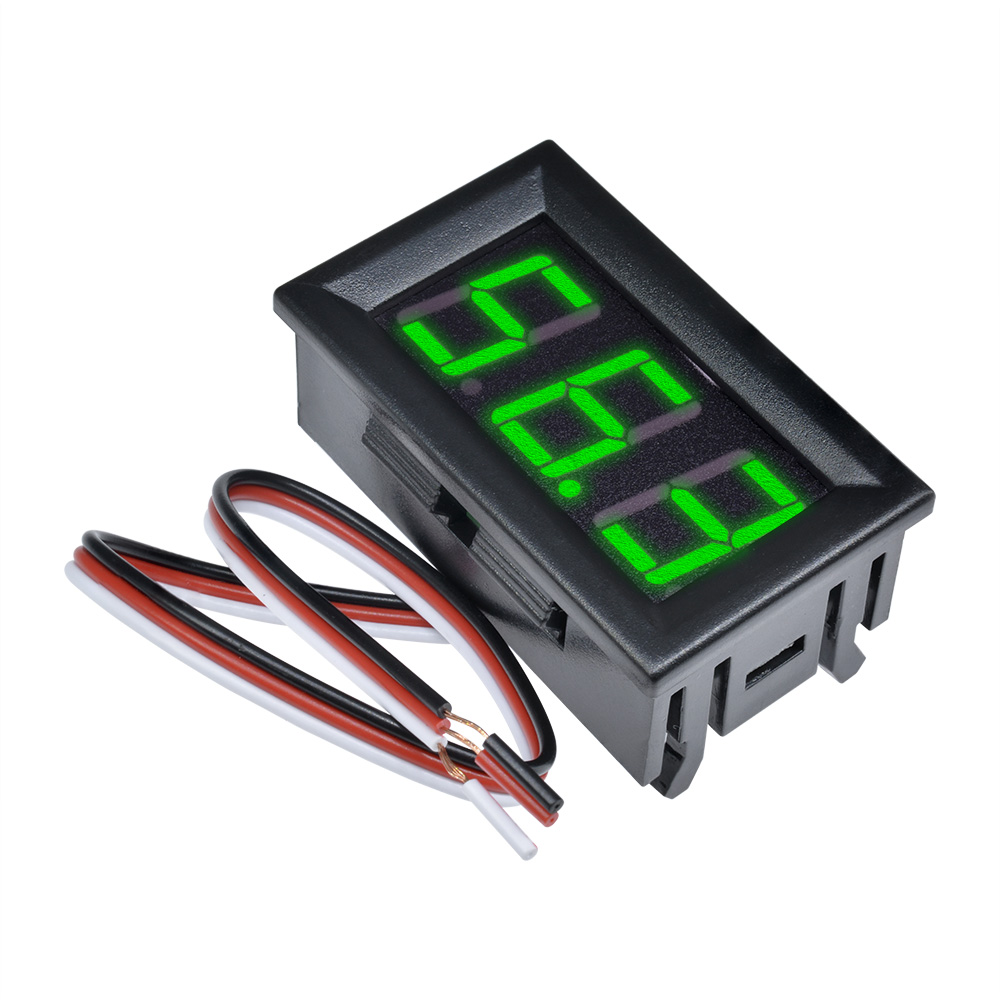 Vôn kế điện tử pcbfun 3 dây 0.56 inch Dc 0-100v