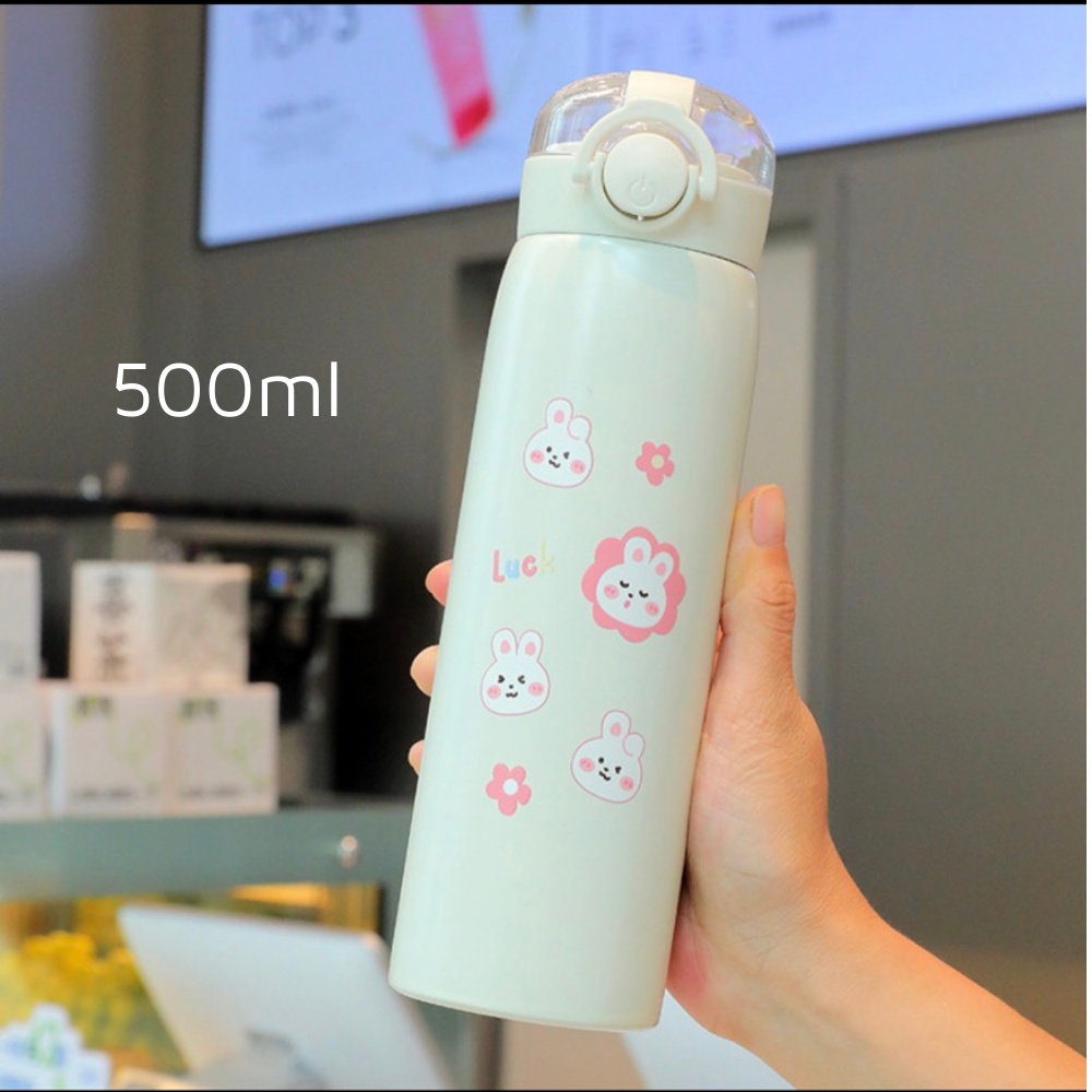 Bình giữ nhiệt cute , bình giữ nhiệt inox dung tích 500ml , LOẠI TỐT bình nước cho bé