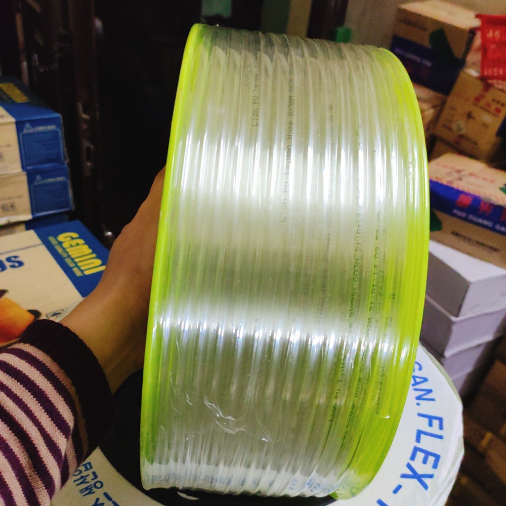 Dây hơi khí nén PU 12x8mm, cao cấp chịu áp lực cao