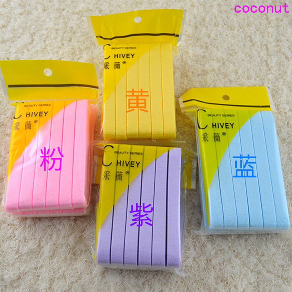 Set 12 miếng mút rửa mặt tẩy trang dạng nén tiện dụng