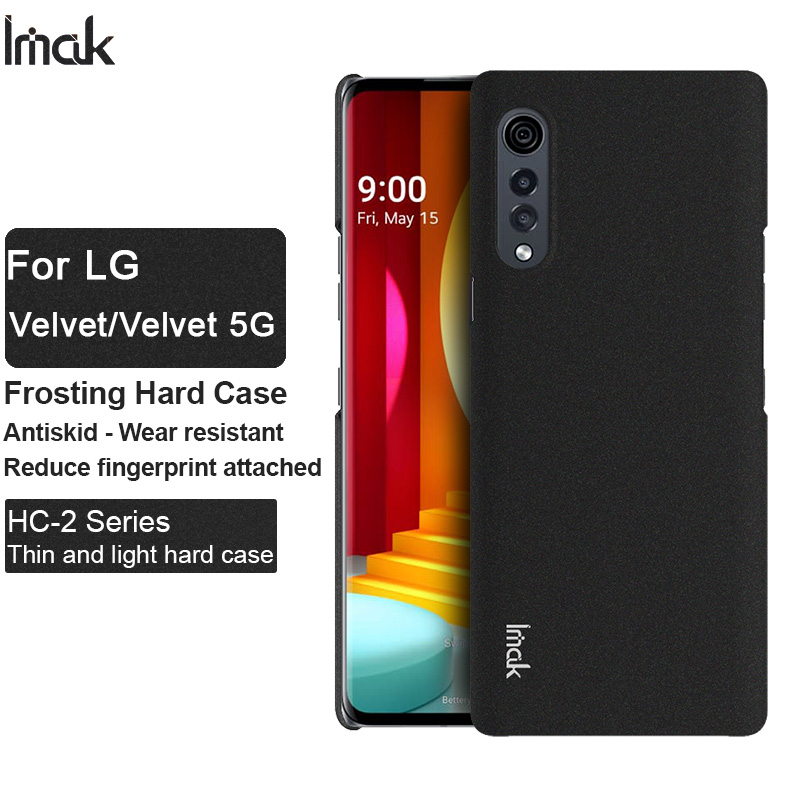 Ốp điện thoại siêu mỏng bằng nhựa cứng thích hợp cho Lg Velvet 4g / 5g