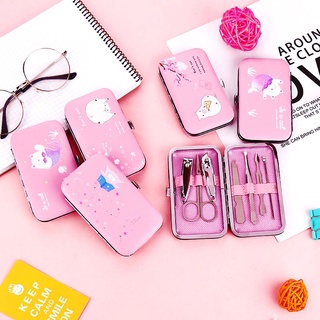 Bộ bấm móng 7 món hộp đựng dễ thương,,,