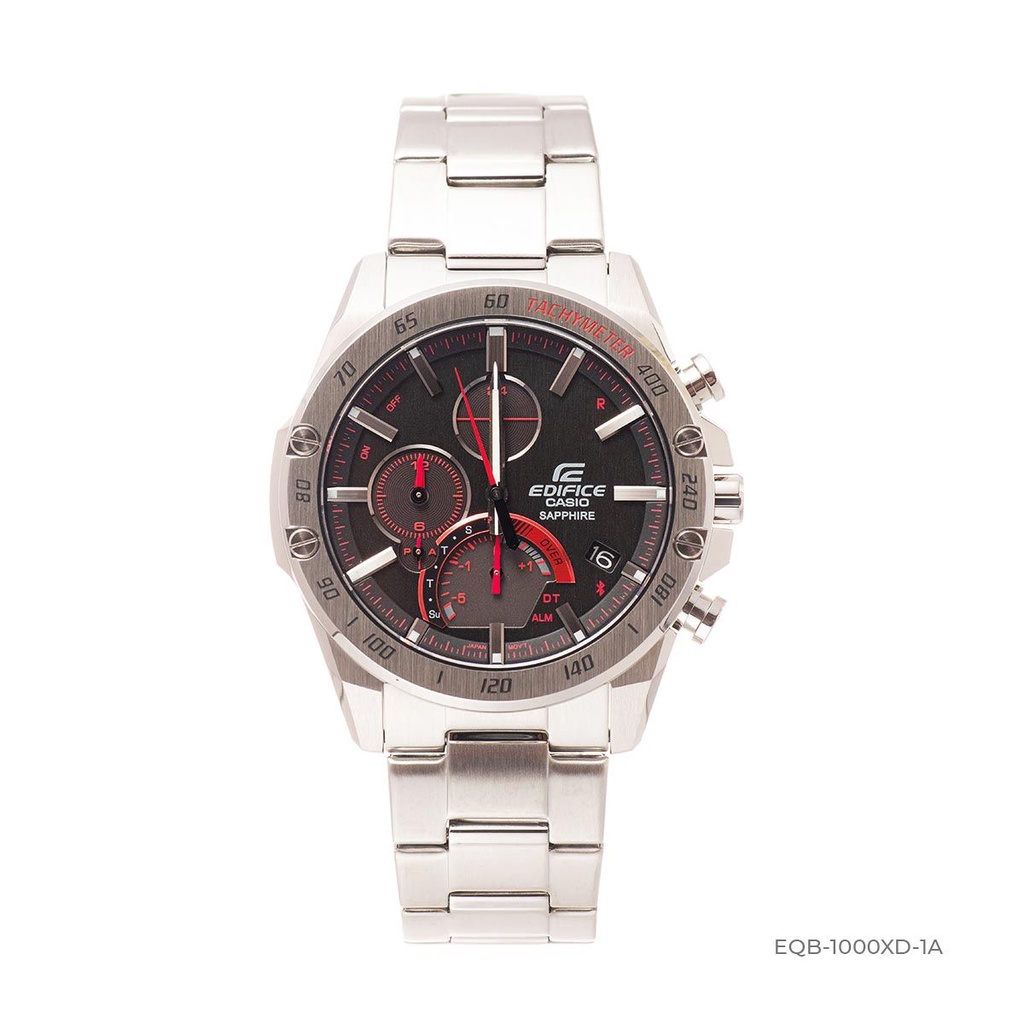 Đồng Hồ Quartz Nam Casio WATCHSTORE EQB-1000XD-1ADR Thiết Kế Mặt Kính Khoáng 45.4mm, Dây Kim Loại Và Vỏ Thép Không Gỉ