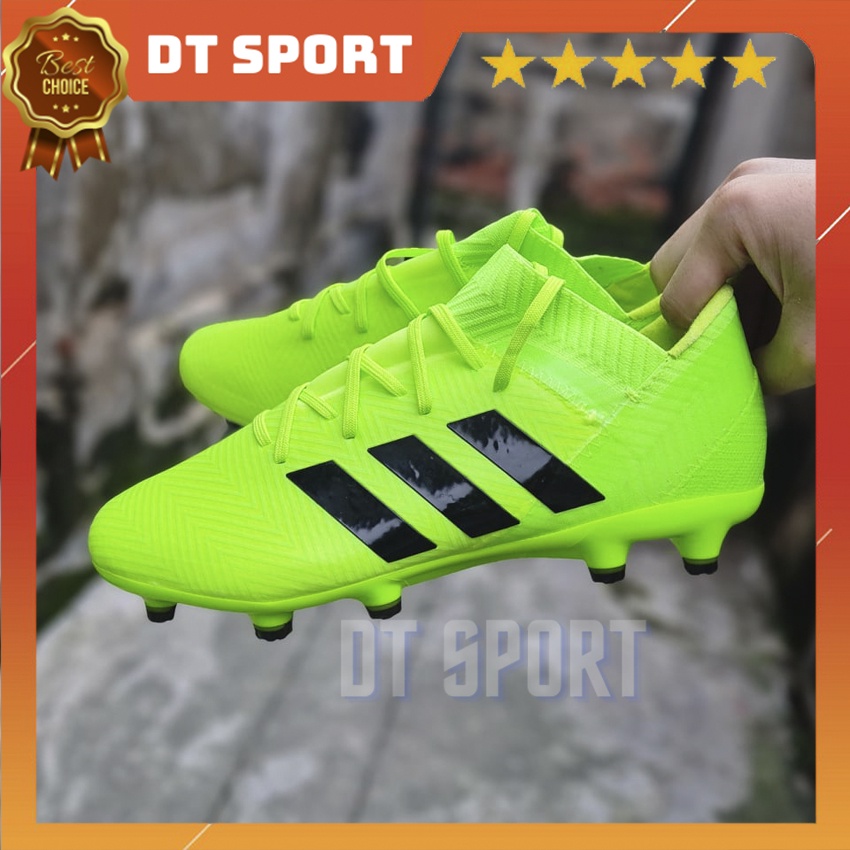 [Tặng Túi Rút Và Tất]Giày Đá Bóng Sân Cỏ Tự Nhiên Nemeziz Messi Tango 18.3 FG Super M10 Speed Ghost, Giày Đá Banh Nam