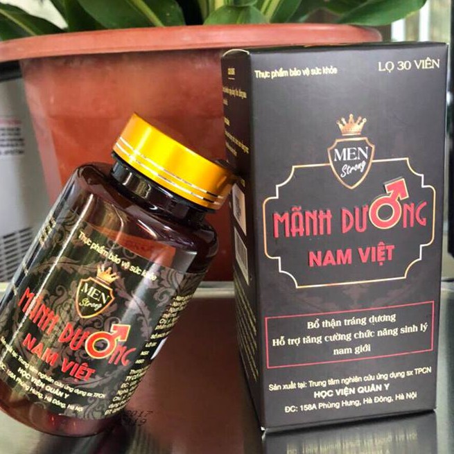 Mãnh Dương Nam Việt HVQY- Hỗ trợ tăng cường sinh lý nam, ngăn xuất tinh sớm (30 viên)
