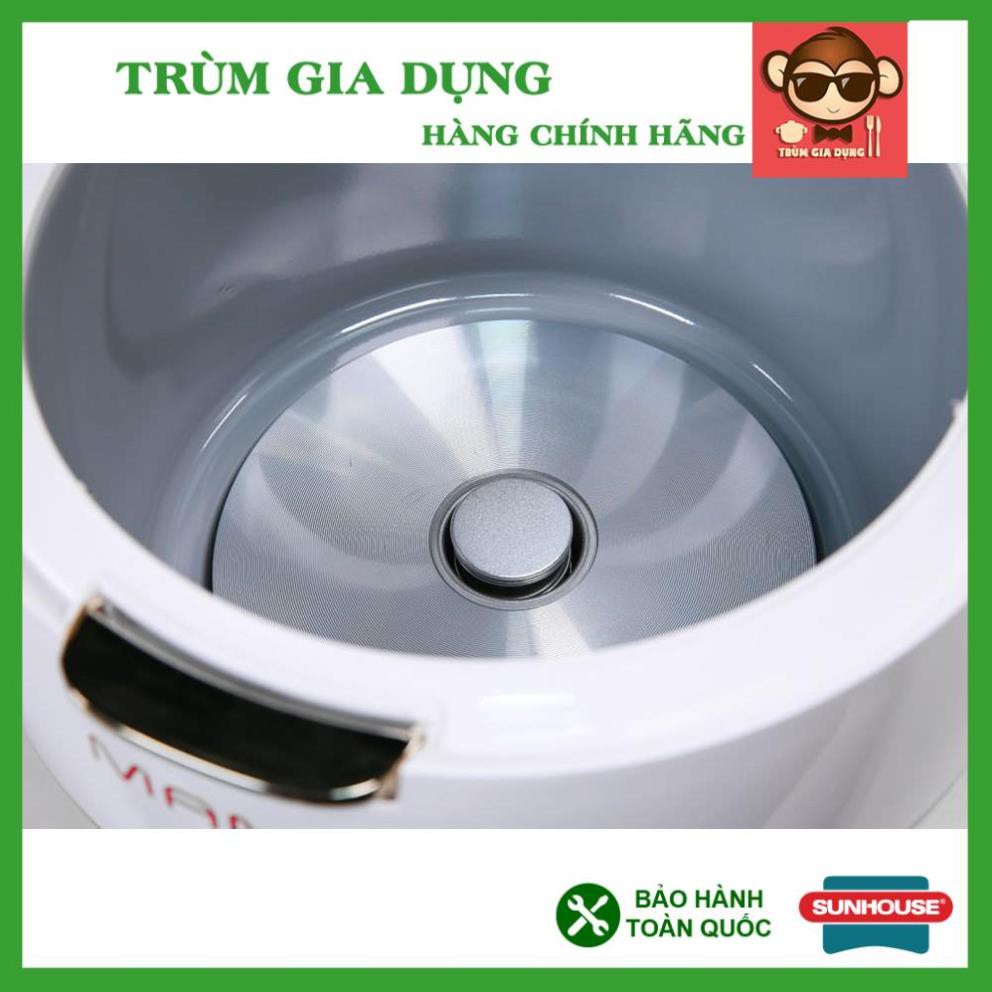 Nồi cơm điện Sunhouse Mama 1.8 lít SHD 8661, nồi cơm Sunhouse đỏ trắng, chống dính, nấu cơm ngon và mềm.