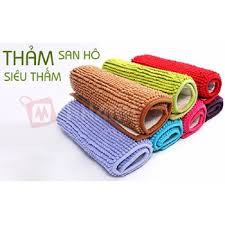 Thảm san hô lau chân siêu thấm 50cmx30cm