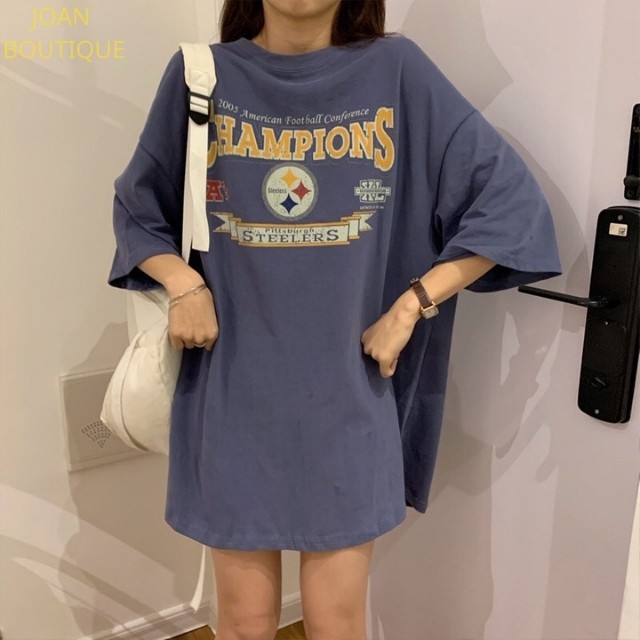 [Mã FAMAYWA giảm 10K đơn 50K] [Video Thật] Áo phông tay lỡ nữ nam, thun unisex form rộng Champions mềm mịn mát | BigBuy360 - bigbuy360.vn