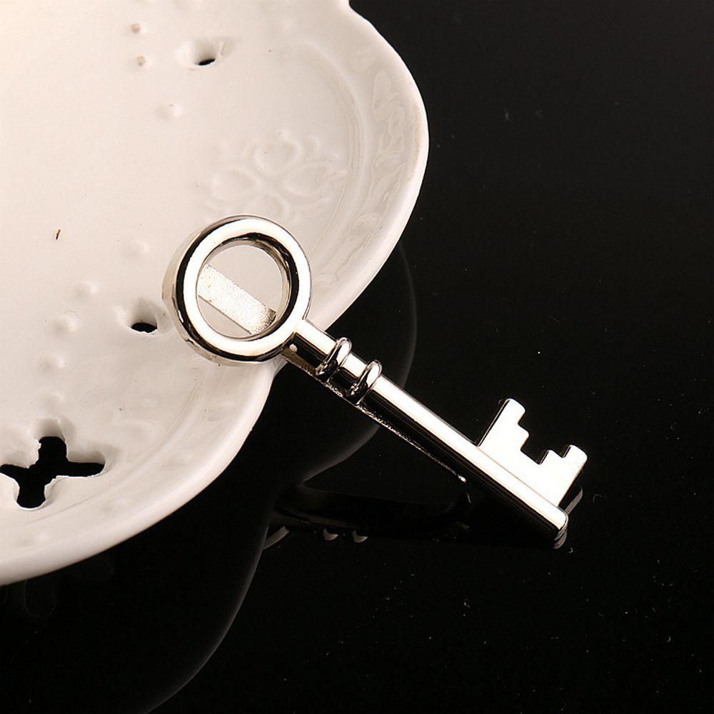 Khuy Măng Sét Hợp Kim Kẹp Cà Vạt VANES1 Thời Trang Cho Nam|Huy Hiệu Cài Áo Hình Chìa Khóa Nhiều Màu Sắc