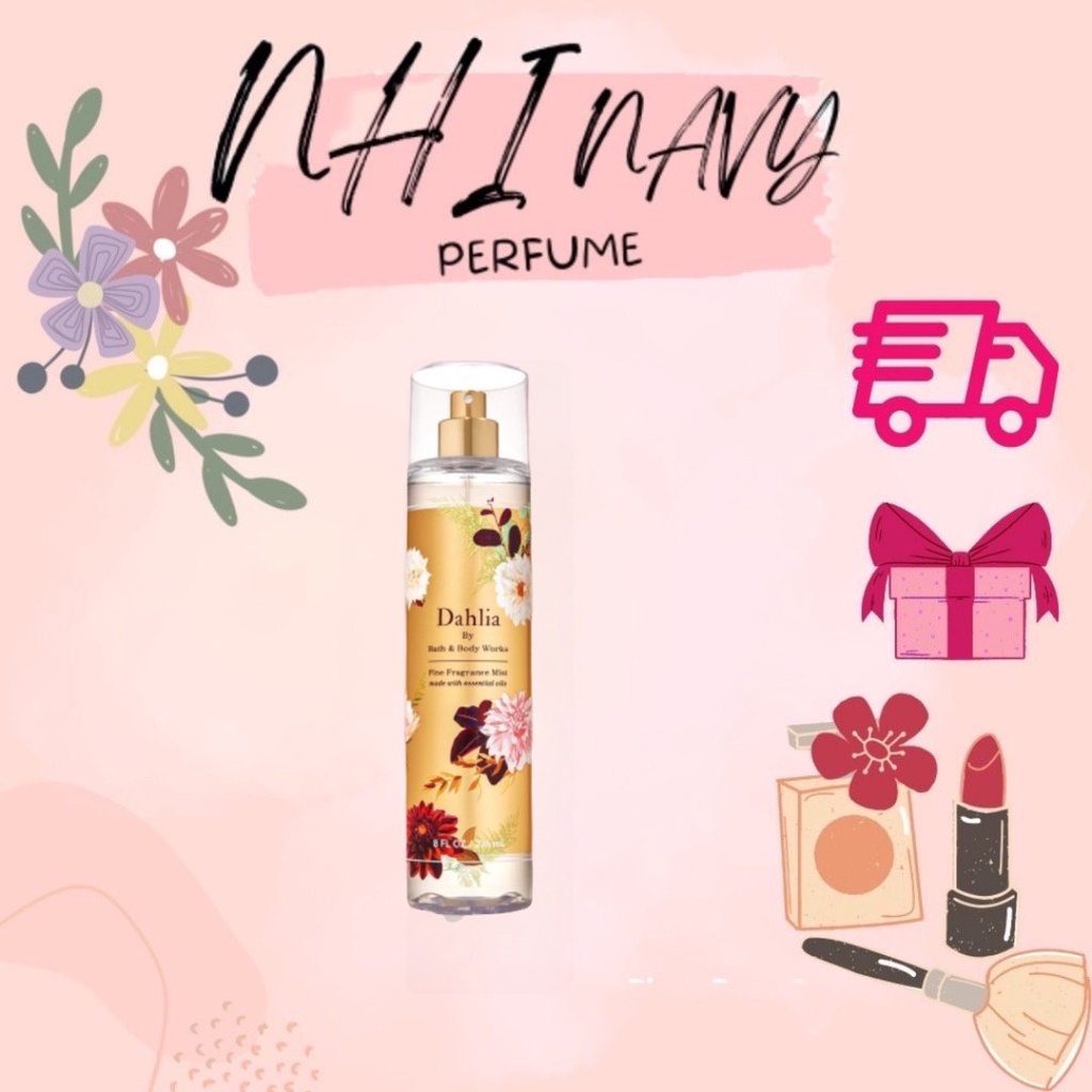 Xịt thơm Bath & Body Works - Dahlia