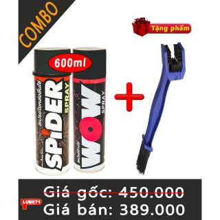 389k Combo Spider dưỡng sên và Wow xịt sên siêu khuyến mãi !!!