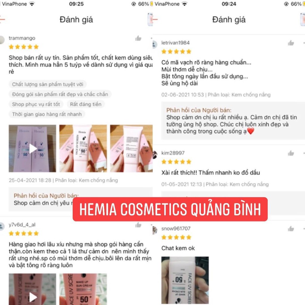 Kem chống nắng Hemia Hàn Quốc dưỡng trắng make up bảo vệ da, chống lão hóa, da dầu, da mụn, da khô, da thường | BigBuy360 - bigbuy360.vn