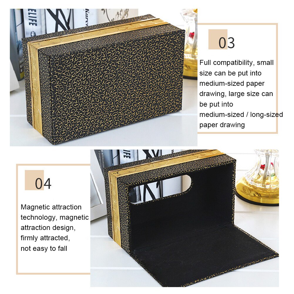 Hộp Đựng Khăn Giấy Làm Từ Da PU