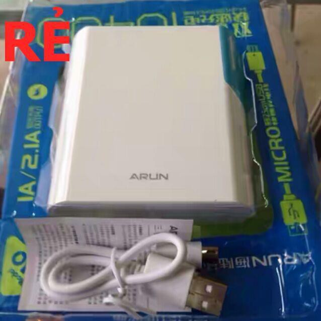 sạc dự phòng arun 10400 mah BH 12 Thang TQ