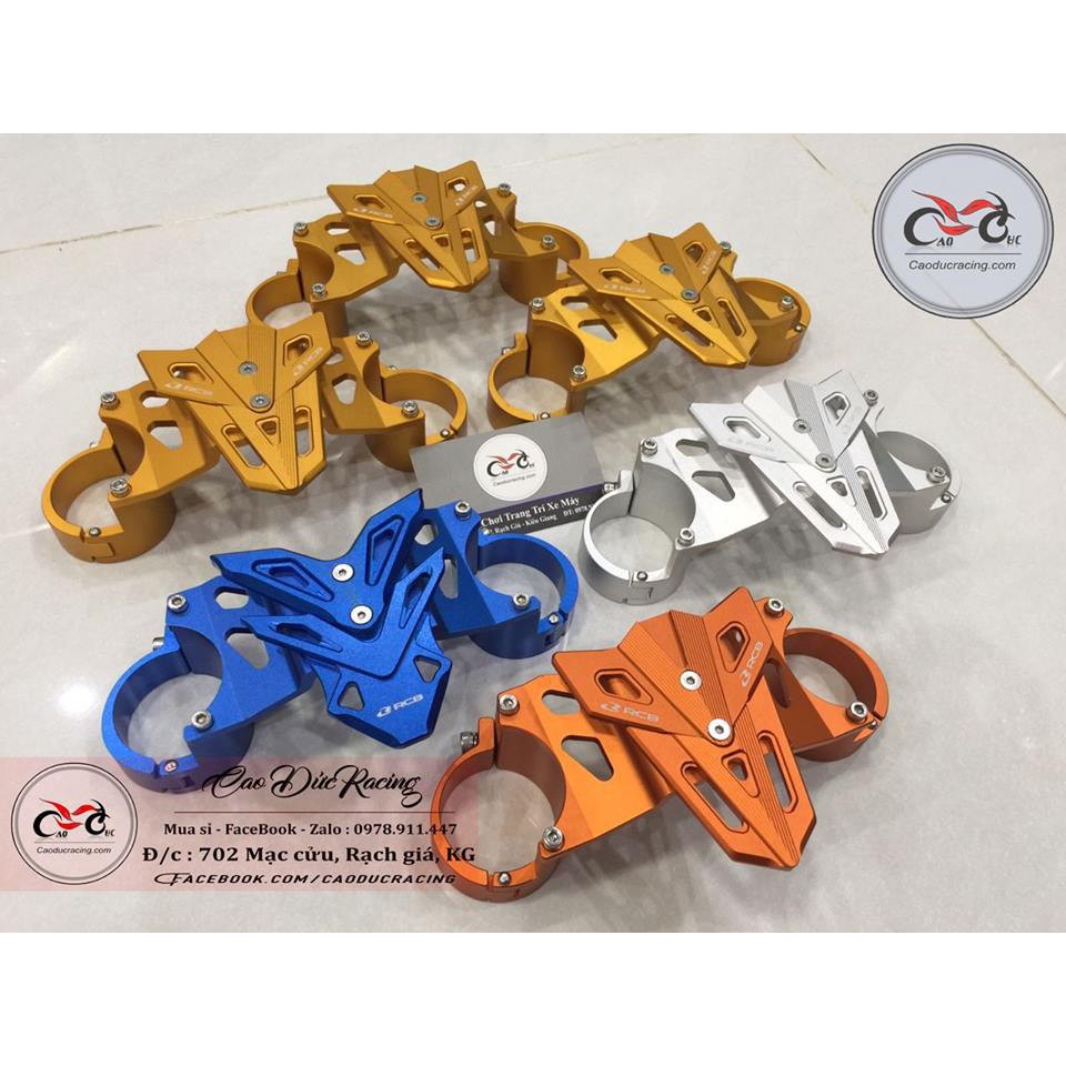 SIÊU RẺ - Cùm phuộc trước RacingBoy chính hãng Ex150 Ex135 - chống rung lắc tay lái