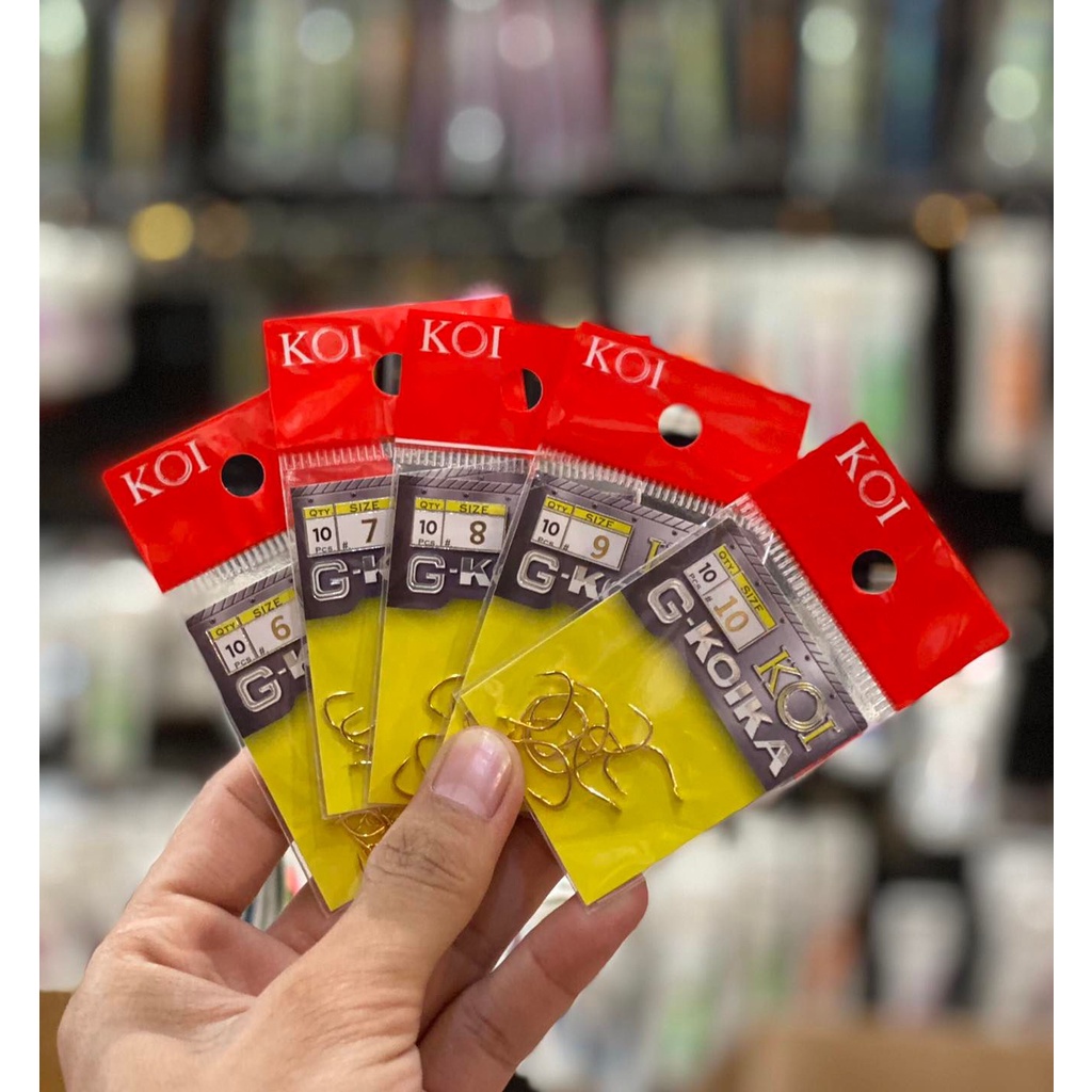 Lưỡi Koi G-KoiKa Lưỡi chuyên chép, phom ngắn có ngạnh