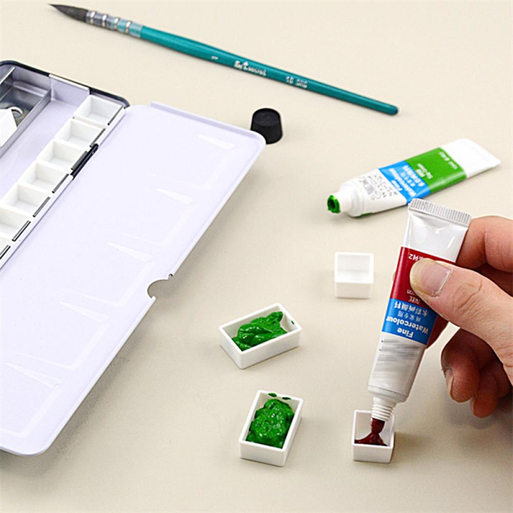 Set 14 / 24 / 6 Khay Rỗng C7K1 Vẽ Màu Nước Bằng Acrylic