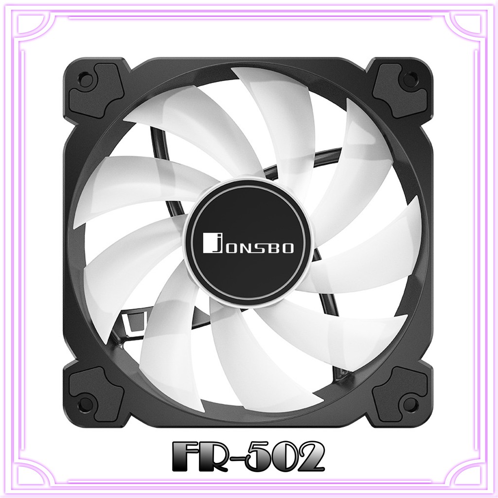 Vỏ Pc Cứng Bảo Vệ Quạt Tản Nhiệt Jonsbo Fr-502 Rgb Tự Động Thay Đổi Màu Sắc 12cm Ốp | BigBuy360 - bigbuy360.vn